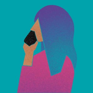 Woman on phone